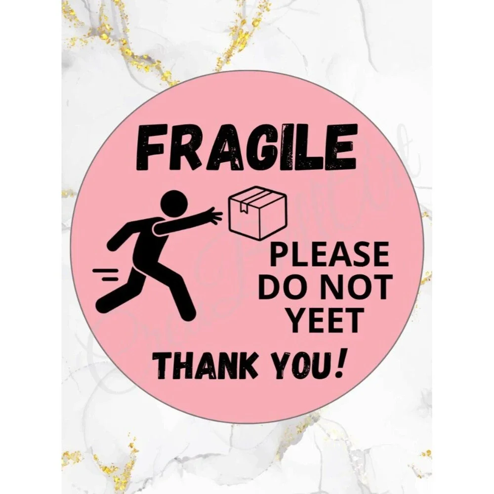 100 Thank you Stickers Thermal 2